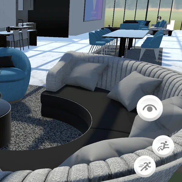 Luxury apartment interior visualization — Viraverse Studio