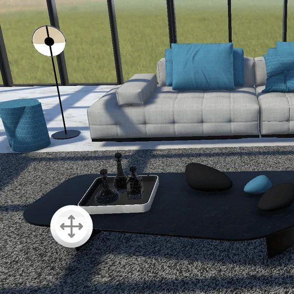 Luxury villa interior render — Viraverse Studio